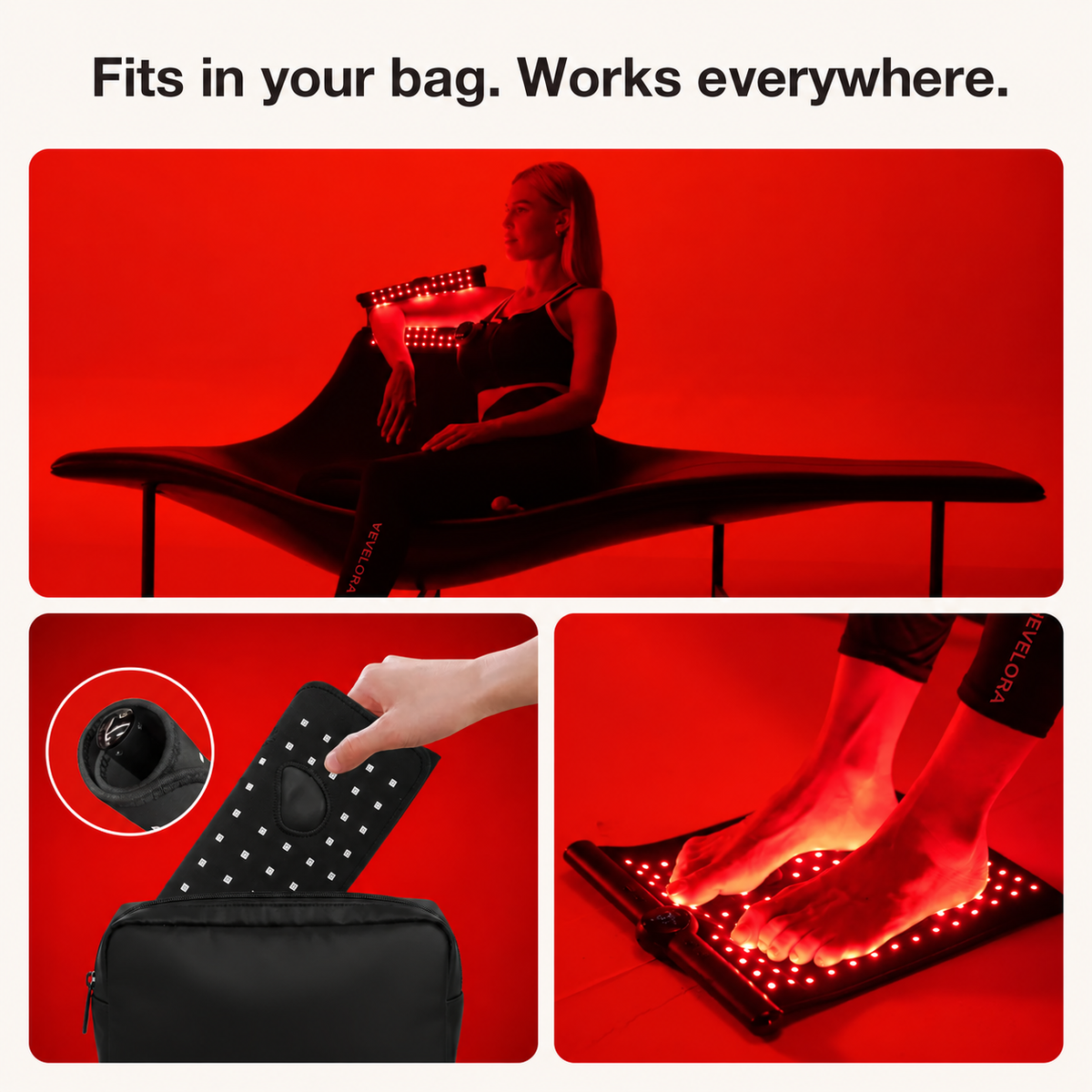HEVELORA Red Light EMS Foot Therapy Mat