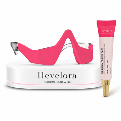 2-in-1 Red Light Therapy + EMS To Erase Eye Bags