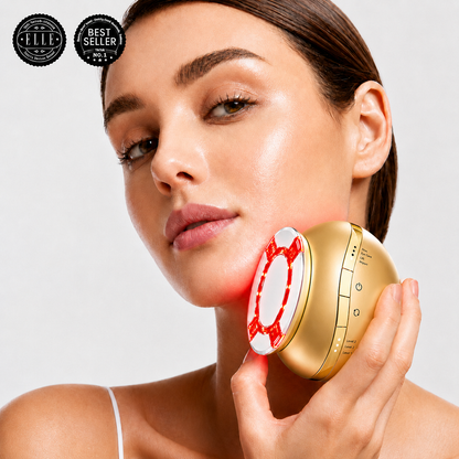 HEVELORA At-Home RF, EMS & LED Facial Rejuvenation Device