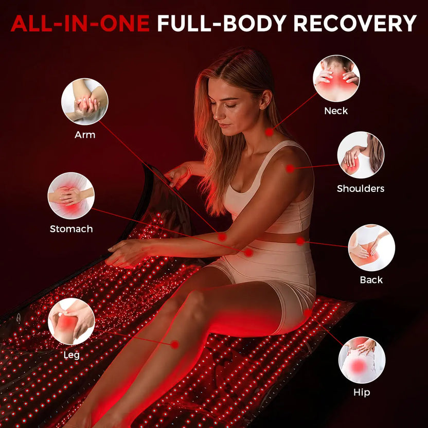 HEVELORA Full Body Red & Infrared Light Therapy Mat