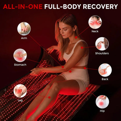 HEVELORA Full Body Red & Infrared Light Therapy Mat
