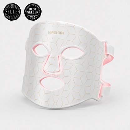 HEVELORA 7-Wavelength LED Light Therapy Face Mask