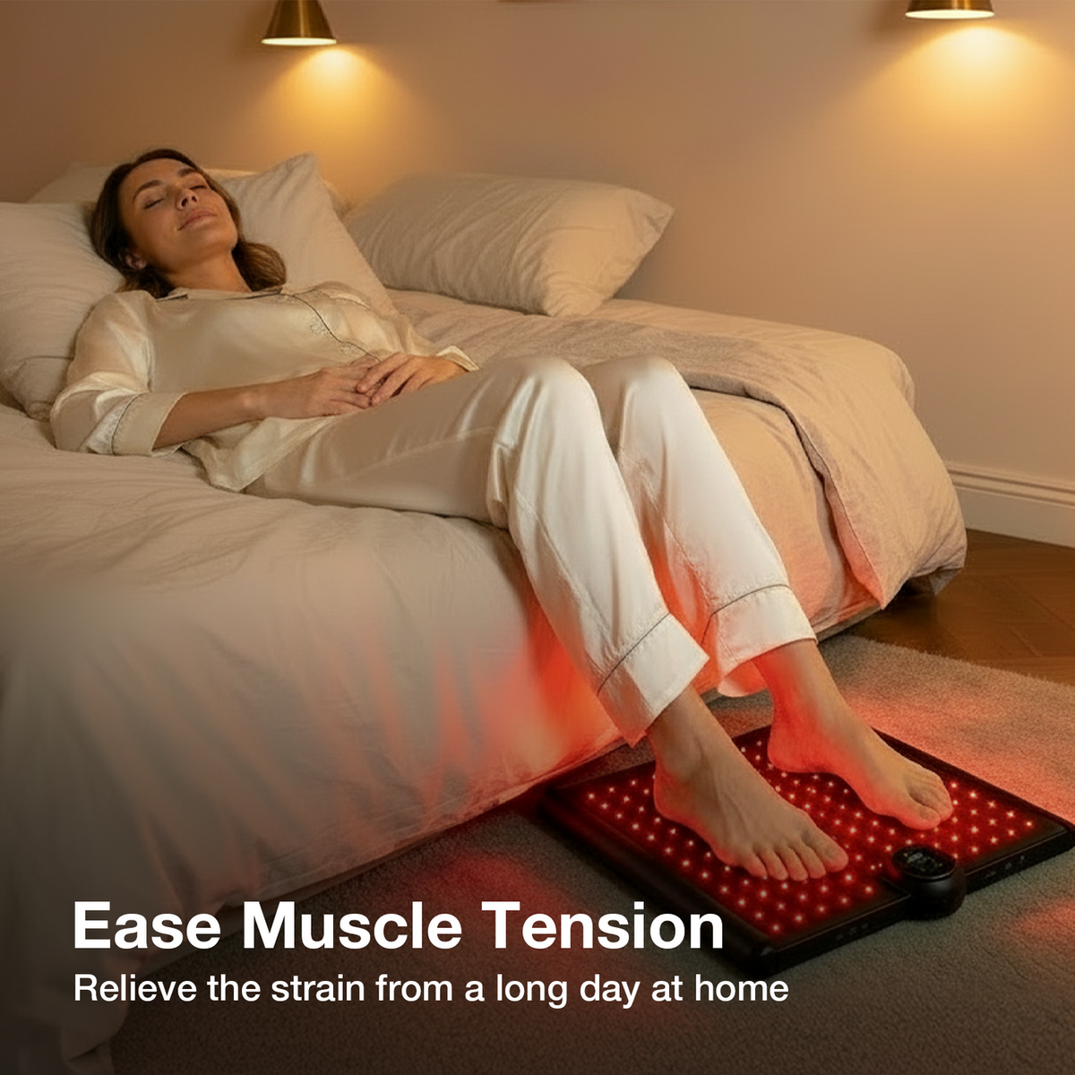 HEVELORA Red Light EMS Foot Therapy Mat