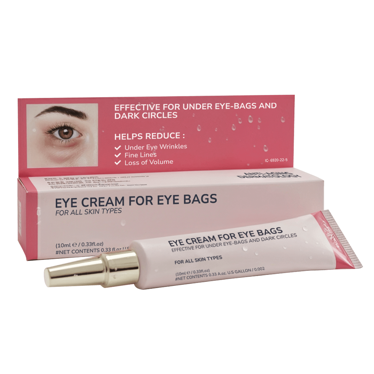 2-in-1 Red Light Therapy + EMS To Erase Eye Bags
