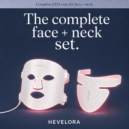 HEVELORA 7-Wavelength LED Light Therapy Face Mask