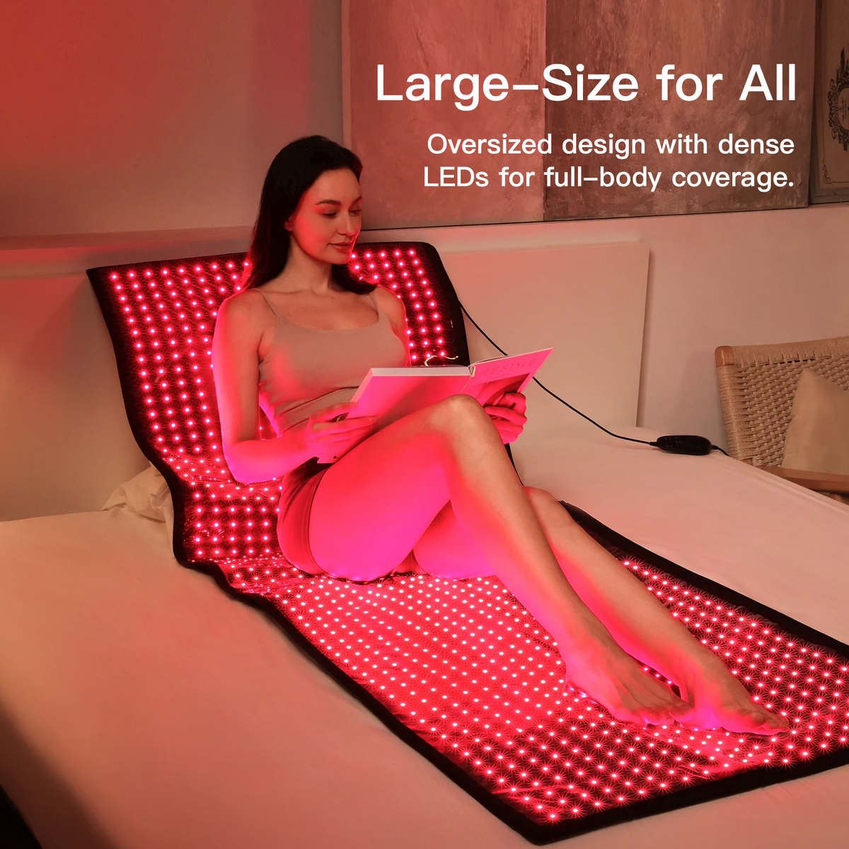HEVELORA Full Body Red & Infrared Light Therapy Mat